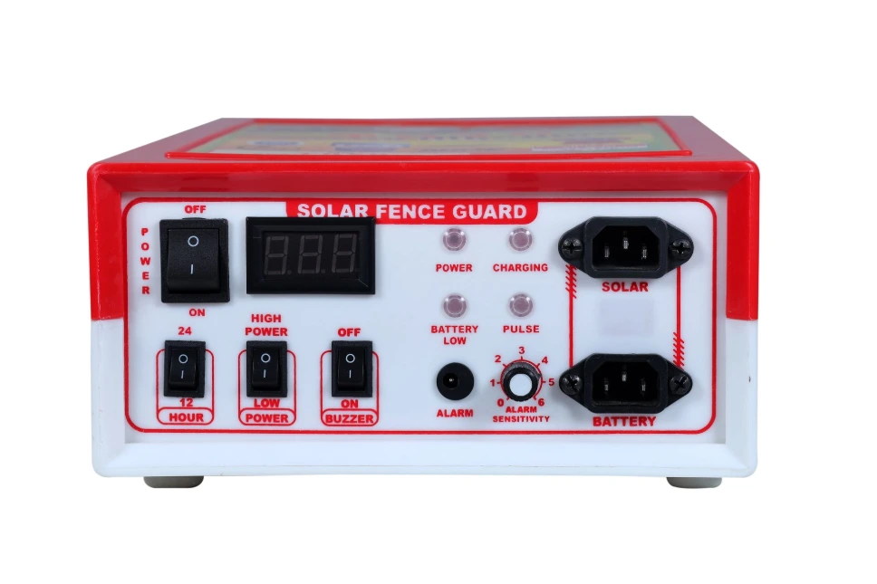 TOYO 35 Acre Digital Display Zatka Machine | Solar Electric Fence Energizer | Farm & Crop Protection | 1 Year Warranty